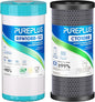 PUREPLUS 5 Micron 4.5"x 10" Whole House Water Filter Cartridge Combo Kit by PUREPLUS