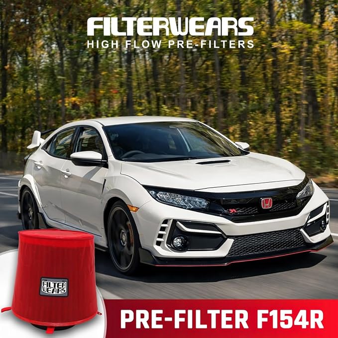 FILTERWEARS F154R Universal Water Repellent Cold Air Intake Pre-Filter - Image 3