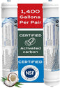Inline Activated Carbon Water Filter, T33 1/4" Quick-Connect Replacement by ITSPUREEXPERT