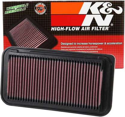 K&N High-Flow Original Lifetime Engine Air Filter: Increase Power: Premium by KNEngineeringInc