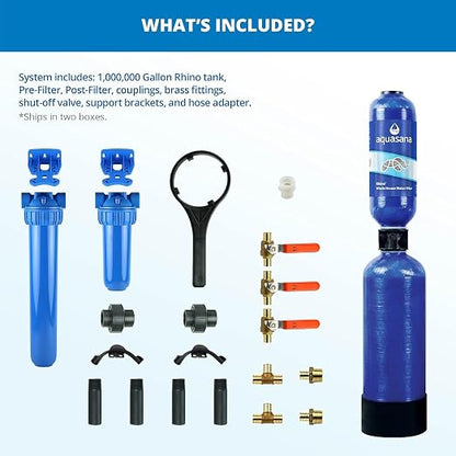 Aquasana Whole House Water Filter System | 1, 000 Gallons | Carbon & KDF Media - Image 4