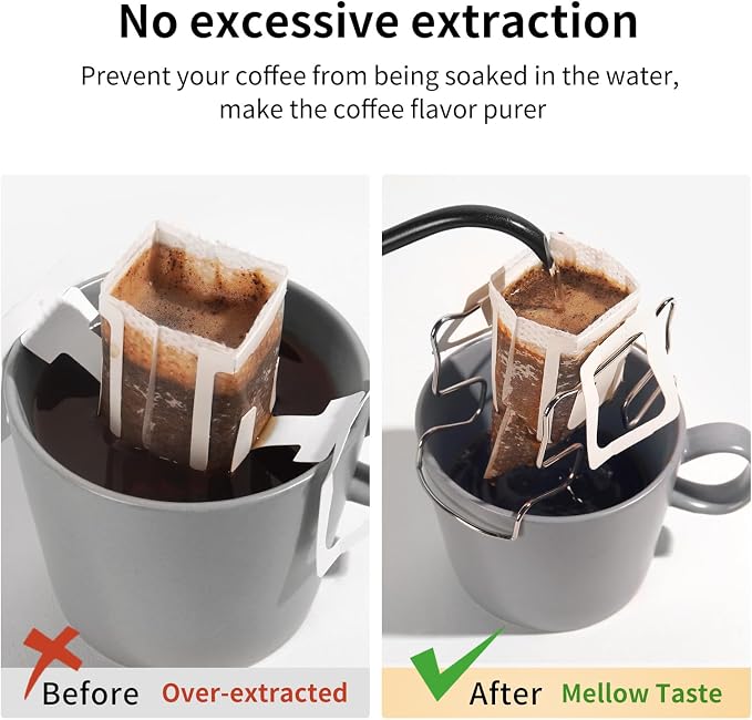 Hanging Ear Drip Coffee Bag Holder - Image 5