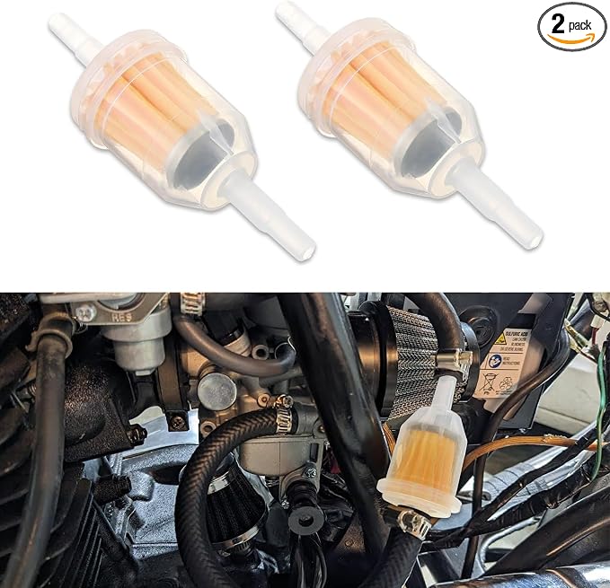 2PCS Gas Inline Fuel Filters by Unknown