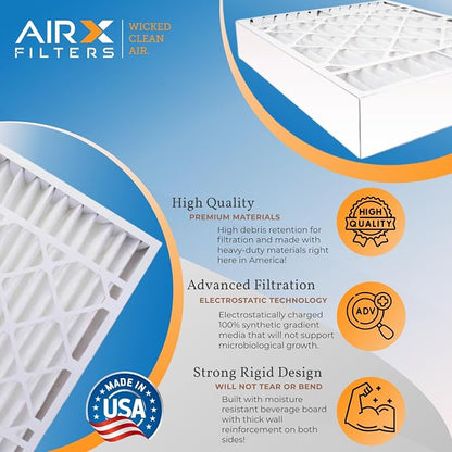 AIRX FILTERS WICKED CLEAN AIR. 20x25x5 Air Filter MERV 11 Compatible - Image 4