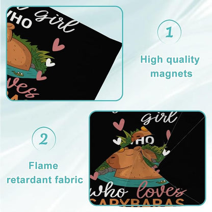 4 Pcs Fluorescent Light Covers for Ceiling Lights Cute Capybara Gifts Hearts - Image 5
