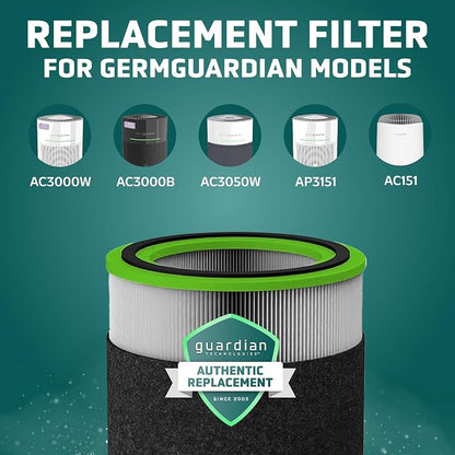 GermGuardian Filter V Toxin Clear HEPA Genuine Air Purifier Replacement Filter - Image 3