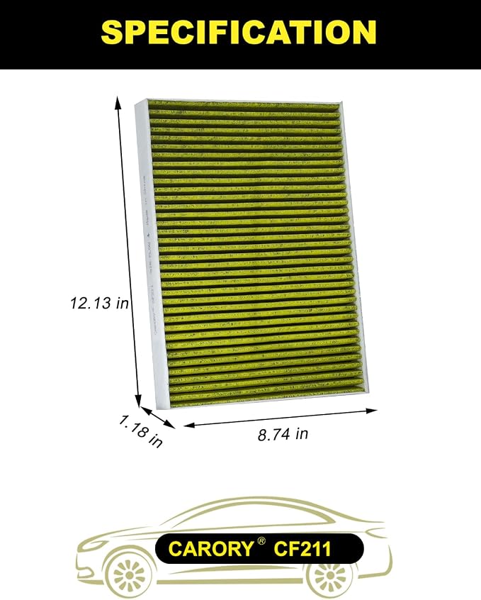 Cabin Air Filter w/Activated Carbon - Image 2