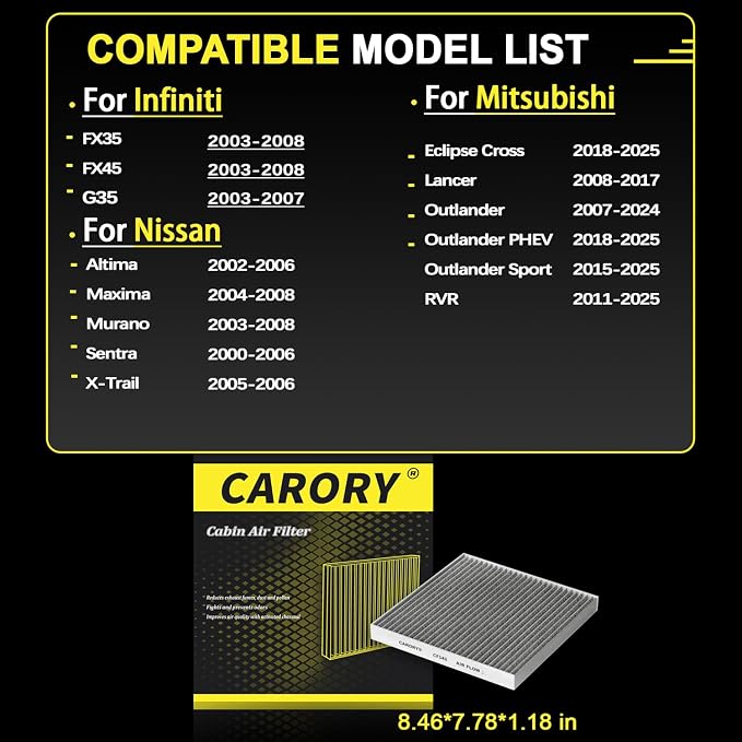 Cabin Air Filter w/Activated Carbon - Image 2