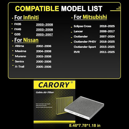Cabin Air Filter w/Activated Carbon - Image 2