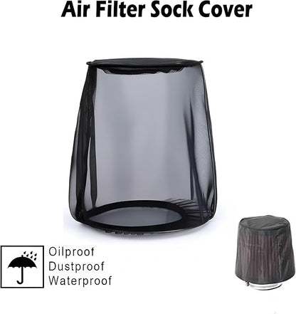 Air Filter Cover for Car Cold Air Intake Filter Cover Wrap Dustproof, Air - Image 2