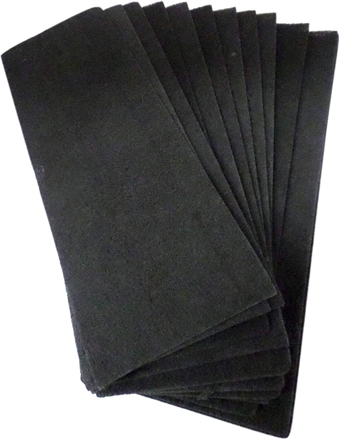 CFS – Pack of 24, Universal Cut-To-Fit Carbon Activated Pre-Filter Pads by CompleteFiltrationServices