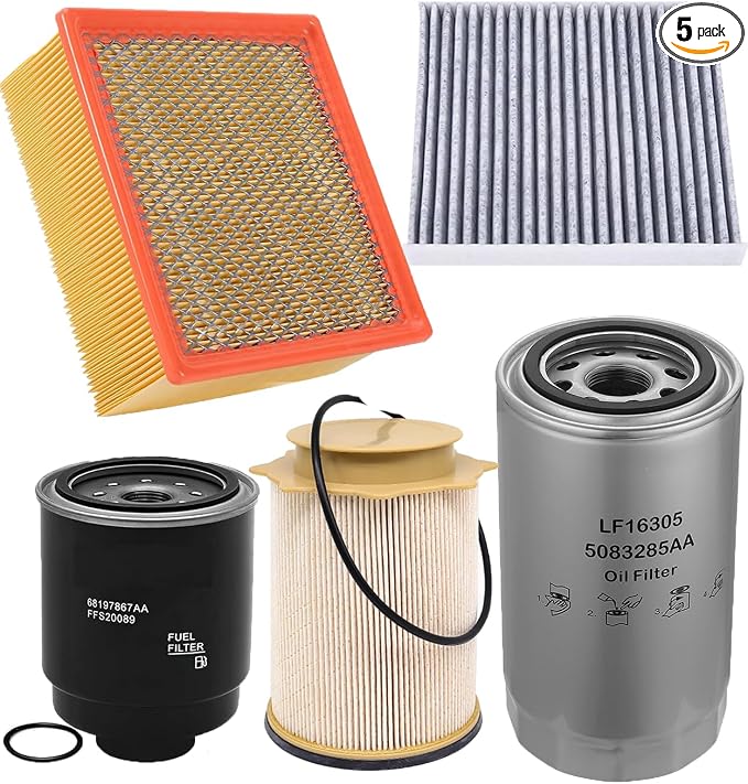 6.7 Cummins Diesel Filters Kit Compatible by Unknown