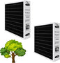Upgraded 2 - Pack X7935 20x20x5 MERV 16 Air Filter Bundle, Carbon Clean Healthy by HOME