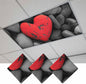 Fluorescent Light Covers for Ceiling Lights Love Heart Stone Magnetic Light by Home+L6