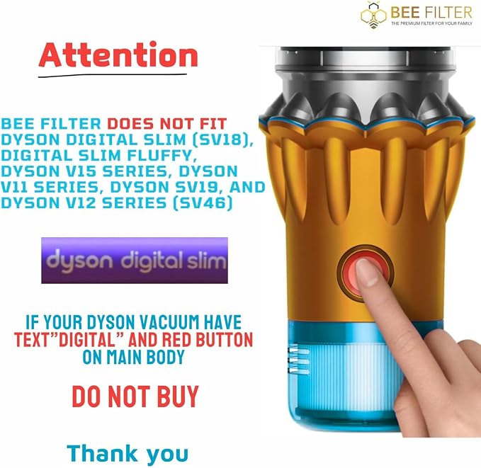 Dyson Gen5 Detect Filter, Gen5 Detect vacuum, Gen5detect Absolute, Gen5outsize - Image 2