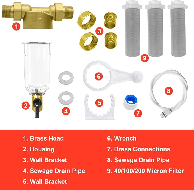 Spin Down Sediment Filter, Inline Water Filter - Image 8
