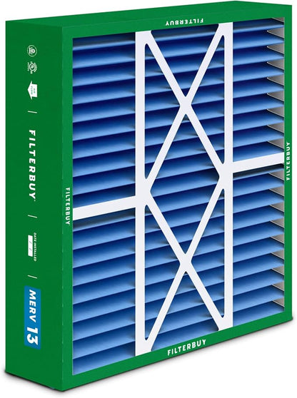Filterbuy 16x20x5 Air Filter MERV 13 Optimal Smoke & Allergy Defense, Pleated - Image 8
