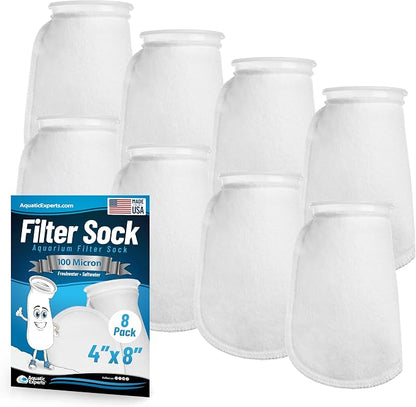 Aquatic Experts 4 inch Ring 100 Micron Felt Filter Sock by AquaticExperts