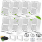 Cat Water Fountain Filters, 8 Carbon Filters& 2 Foams Filters by Petilog