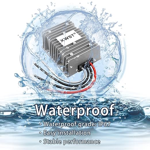 DC DC Stabilizer 9V-36V to 24V Boost Buck Converter Power Supply 15A 360W Waterproof Voltage Regulator Auto Step Up Down 24V Volt Transformer Module