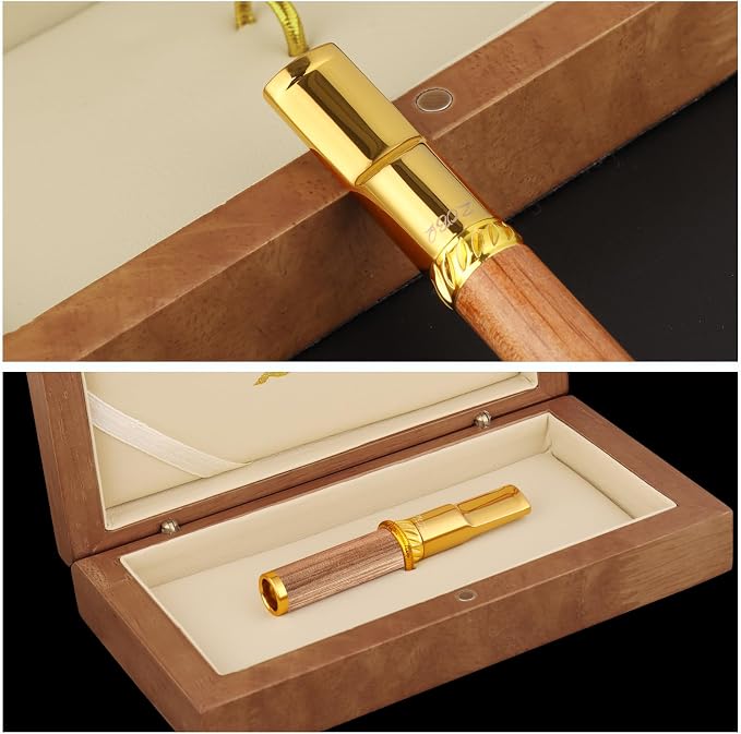 Reusable Washable Cigarette Filter Handcrafted Wood Metal Smoking Cigarette - Image 7