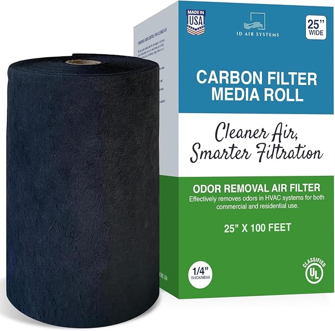 Activated Carbon Filter Media Roll by IDAirSystems