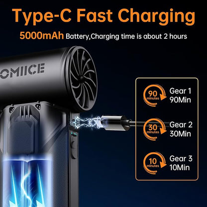 Compressed Air Duster, 150000RPM Electric Air Duster - Image 3
