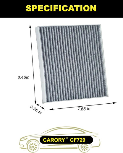 Cabin Air Filter w/Activated Carbon - Image 2