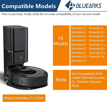 16Pcs Parts Compatible with Roomba i1+ J7 i7+ i3+ i4+ EVO i6+ i8+ i7 J7+ Plus - Image 2