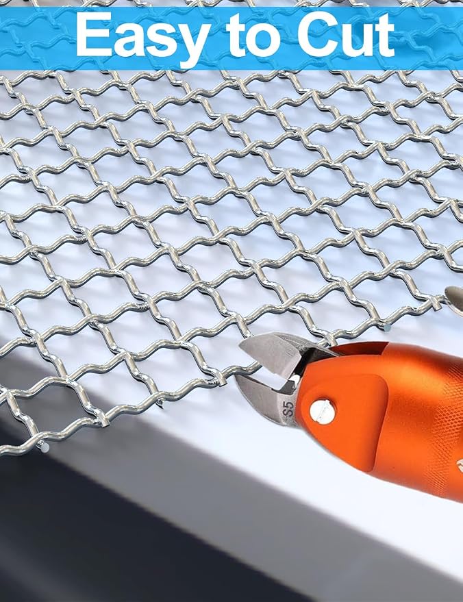 2Pack 5Mesh 10'' x 14'' Wire Mesh Screen, 304 Stainless Steel Anti-Rusted Mesh - Image 3