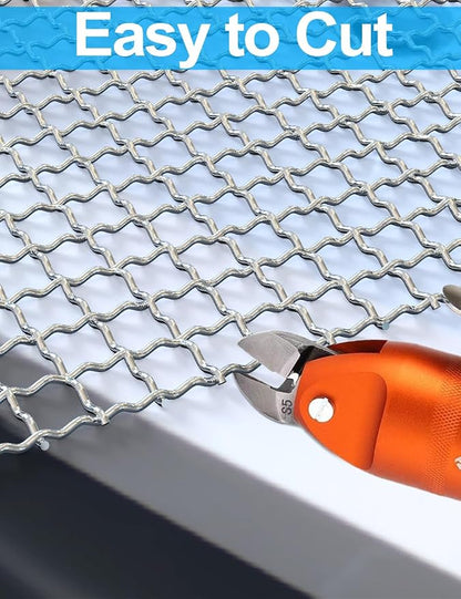 2Pack 5Mesh 10'' x 14'' Wire Mesh Screen, 304 Stainless Steel Anti-Rusted Mesh - Image 3