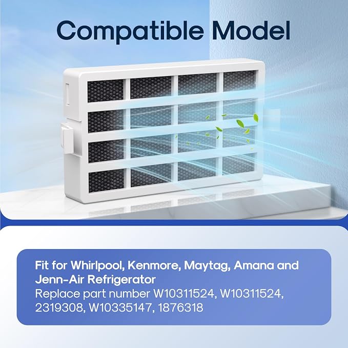 ICEPURE Replacement for Whirlpool AIR1 Refrigerator Air Filter, Compatible - Image 4
