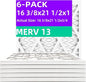 16 3/8x21 1/2x1 MERV 13 Pleated Air Filter MPR 1900 & FPR 10, Furnace Air by Qingzhug