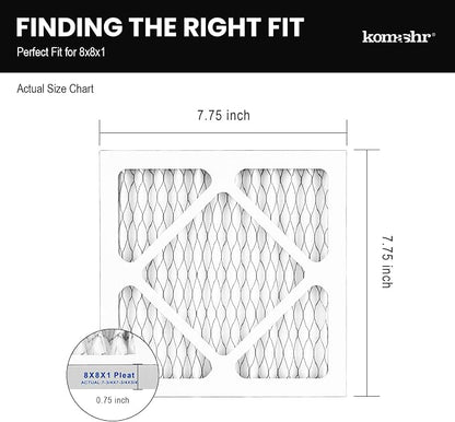 8x8x1 Air Filter MERV 13, HVAC/Furnace AC Filter Replacement, Dust - Image 2
