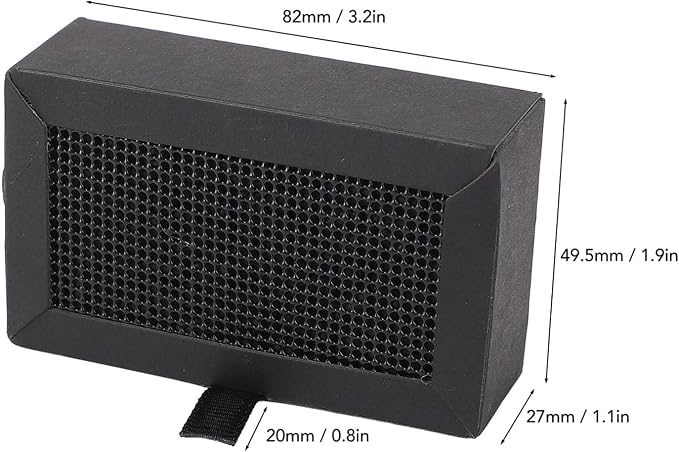 Walfront 2PCS 3D Printer Filter Replacement Activated Carbon Purifier Block - Image 6