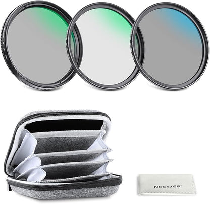 NEEWER 46mm UV/CPL/ND Lens Filter Kit by Neewer