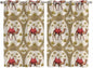 2 Panel Kitchen Cafe Curtains, Camels Palm Trees Sunlight Filtering Nature Air by Hokiten