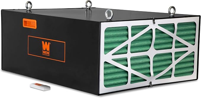 WEN 3417 3-Speed Remote-Controlled Industrial-Strength Air Filtration System - Image 2
