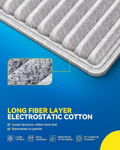 PHILTOP Cabin Air Filter w/Activated Carbon, Compatible - Image 4
