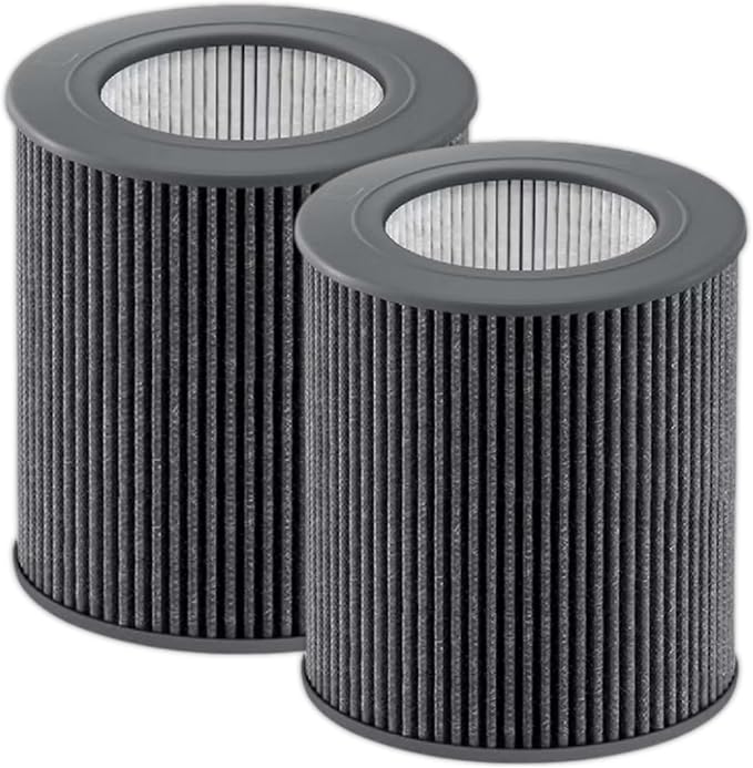 2 Pack Air Mini PECO-HEPA Replacement Filters Compatible by Henmfely