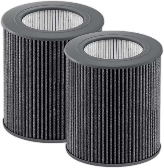 2 Pack Air Mini PECO-HEPA Replacement Filters Compatible by Henmfely