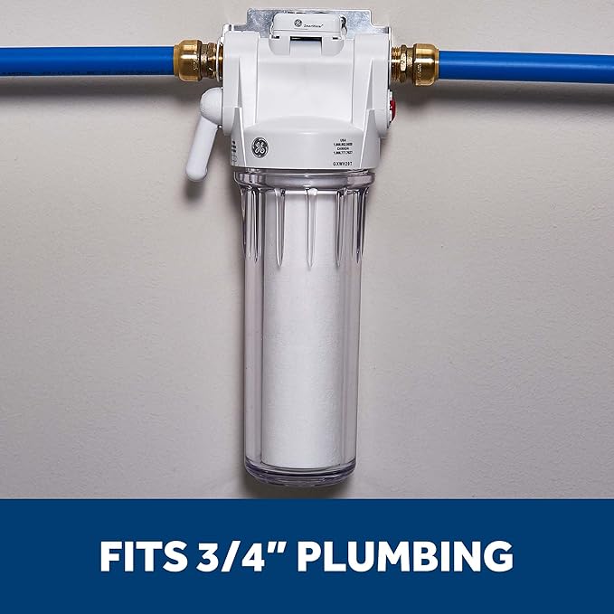 GE Whole House Water Filtration System, Rust & More, Install Kit & Accessories - Image 2