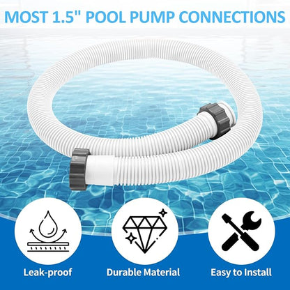 2-Pack 1.5 Inch Pool Pump Hose Replacement - Image 3