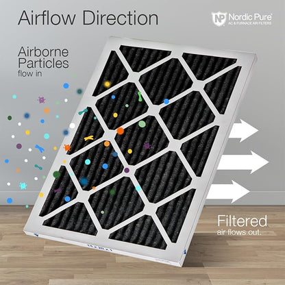 Nordic Pure 14x20x1 Pure Carbon Pleated Odor Reduction Furnace Air Filters 12 - Image 8