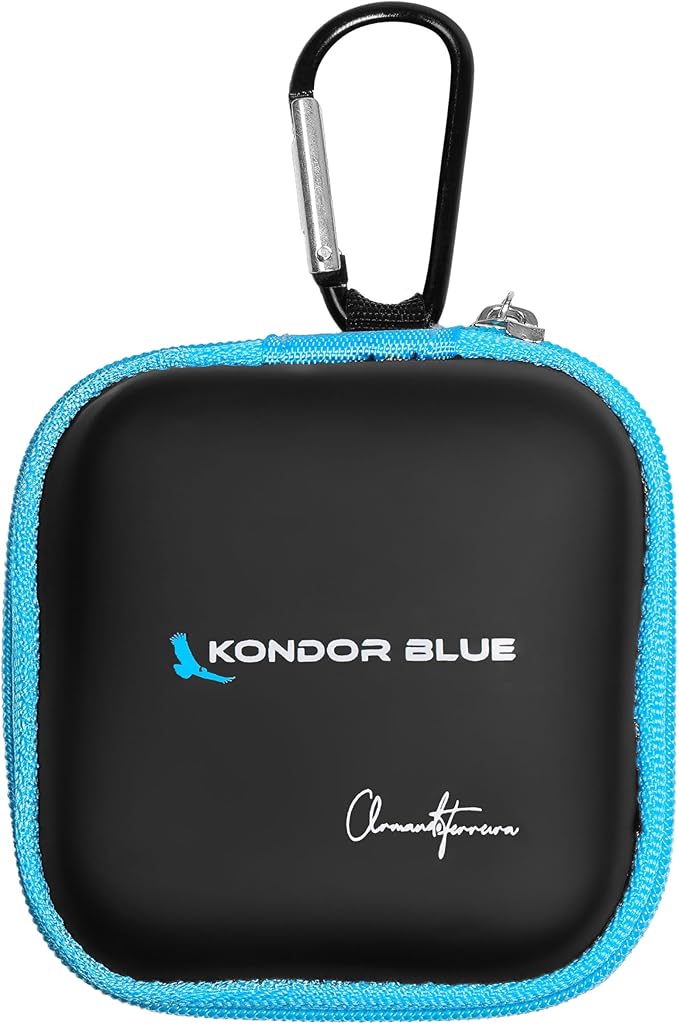 KONDOR BLUE x Armando Ferreira | MondoTies Cable Management Clips for Cameras | Cable Organization, 1/4"-20 Mounted, Holds 2-3 Cables, & Supports up to 20lbs of Force (10-Pack) | Orange