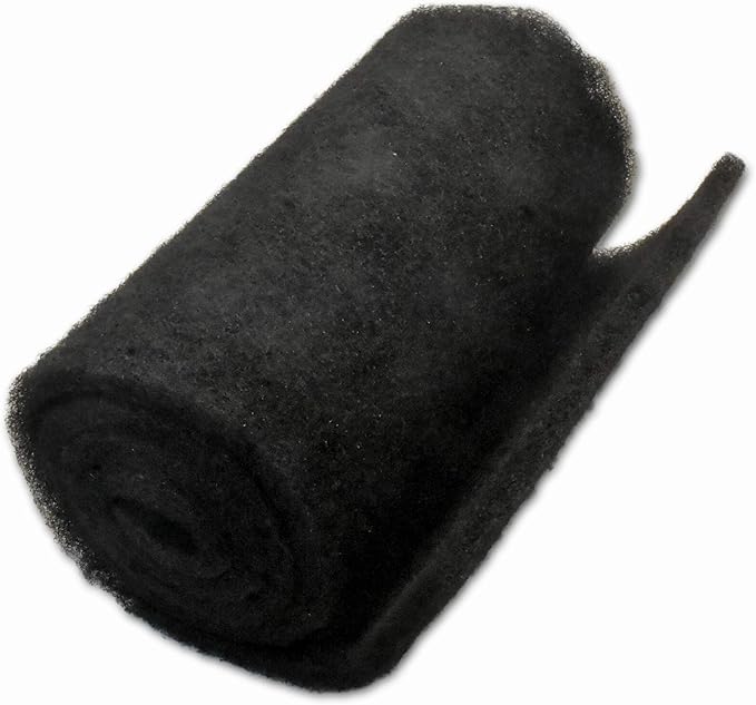 Black Coarse Filter Media, 1.25" Thick, Ponds or Water Gardens, Made in USA by TheFilterPro