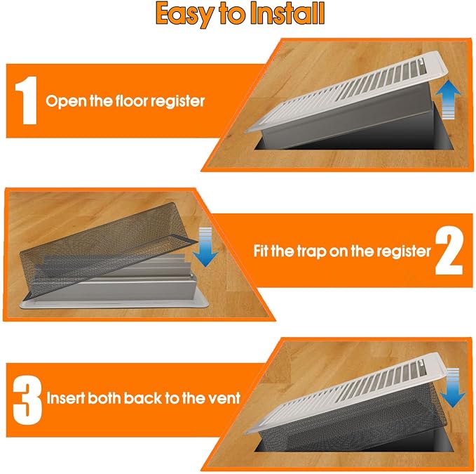 Floor Register Vent Cover Filter Net - Image 6