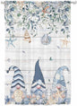 Sheer Curtains 72 Inches Long, Coastal Eucalyptus Leaf Semi Sheer Curtains by Unknown