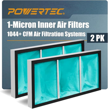 POWERTEC 1 Micron Inner Air Filters by POWERTEC