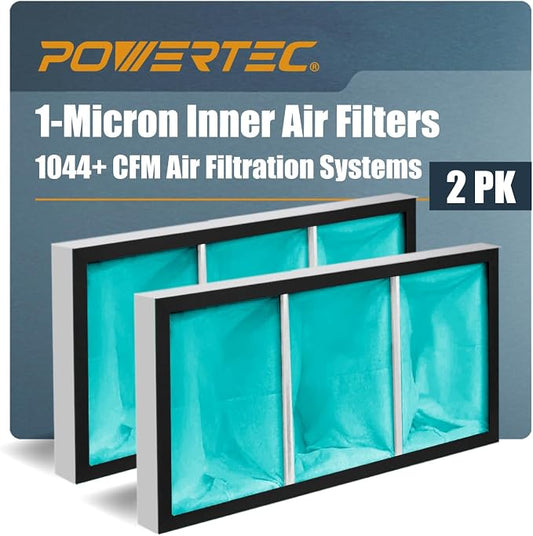 POWERTEC 1 Micron Inner Air Filters by POWERTEC
